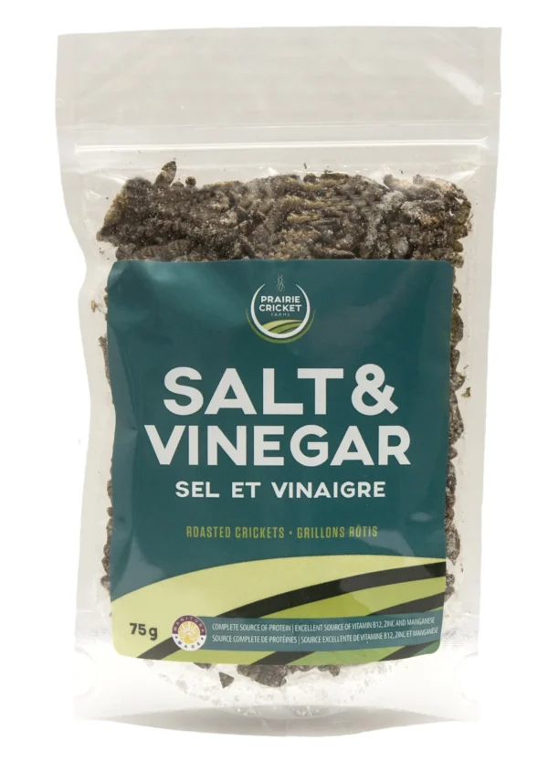 Prairie Cricket Farms salt and vinegar